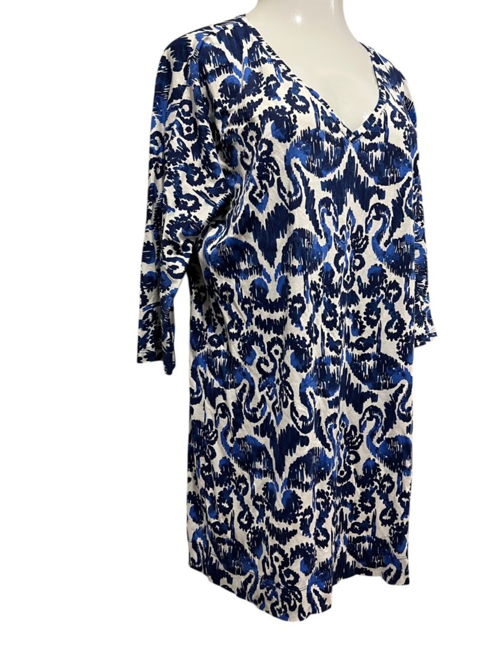 Lilly Pulitzer Cori Flamingo Mini Dress, Blue White, L